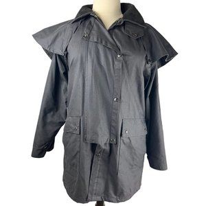 Waxed Cotton Horse Riding Duster Coat ,The Australian Outback Coat, Men's Medium